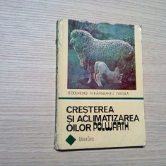 CRESTEREA SI ACLIMATIZAREA OILOR POLWARTH - B. Dermengi - 1981, 227 p.