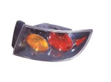 Stop, lampa spate MAZDA 3 (BK), 10.2003-03.2006 model SEDAN, partea Dreapta, TYC, tip bec W21/5W+W21W; reflector negru, semnal galben; cu dulie bec;
