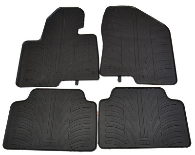 Set covorase auto din cauciuc Hyundai Santa Fe 2012-10.2018, Negru, Gledring, 4 buc. AutoDrive ProParts foto