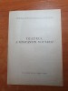 Program teatrul nottara 1962-1963-ciocarlia-george constantin,liliana tomescu