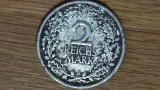 Germania republica Weimar - moneda istorica argint - 2 mark / reichsmark 1926, Europa