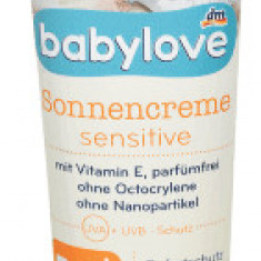 Babylove Cremă protecție solară copii, 30 ml