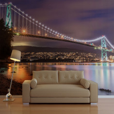 Fototapet vlies - Lions Gate Bridge din Vancouver Canada - 250 x 193 cm foto