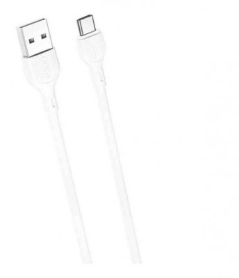 Cablu USB TYPE C - USB 2m 2A alb XO-NB200c-WH foto