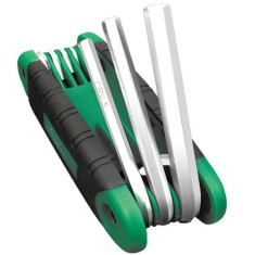 Set 8 chei pliabile, hexagonale, Cr-V, 1.5-10mm, HB651602, Hanbon, 510281