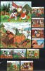 MONGOLIA 1987 DISNEY, Nestampilat