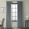 Draperie din catifea cu rejansa din bumbac tip fagure, Madison, 150x210 cm, densitate 700 g/ml, Shadow, 1 buc