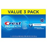 Set 3 paste de dinți Crest 3D White Pro-Health Whitening, 3 &times; 121 g