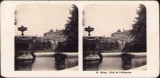 ST3N Wien, Blick im Volksgarten, stereoscopic photo