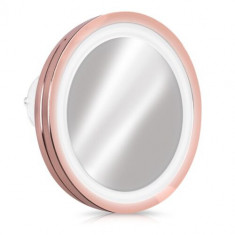 Oglinda Cosmetica cu ventuze, Iluminare LED, marire 5x, 44599.54 foto