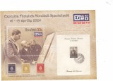 ROMANIA 2024 EXPOZITIA FILATELICA MONDIALA EFIRO - Colita dantelata LP.2462a MNH