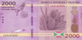 Bancnota Burundi 2.000 Franci 2023 - PNew UNC