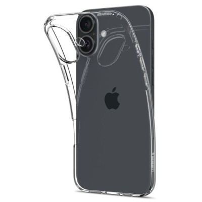 Husa pentru iPhone 16 Plus - Spigen Liquid Crystal - Crystal Clear foto
