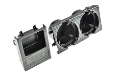 Suport pahar Bmw Seria 3 E46 1998-2004, Carbon, NTY EZC-BM-086