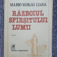 Carte Mario Vargas Llosa - Razboiul Sfarsitului Lumii, 1986, 680 pag, stare f b