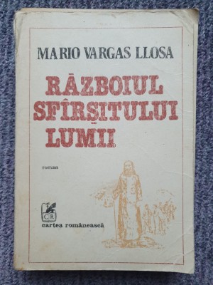 Carte Mario Vargas Llosa - Razboiul Sfarsitului Lumii, 1986, 680 pag, stare f b foto