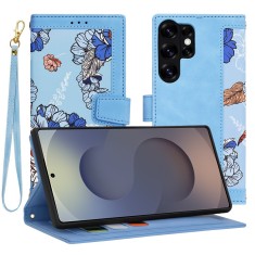 Husa personalizata fete Samsung Galaxy S25 Ultra Techsuit FlipCraft, bleu foto