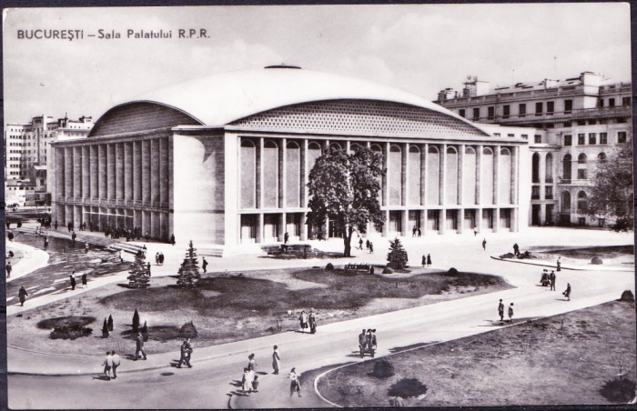 AMS - ILUSTRATA 1049 BUCURESTI - SALA PALATULUI R.P.R., 1963, CIRCULATA