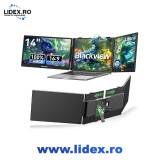Monitor extensibil Blackview DCM5 14 inch, portabil, ultra-subtire - ecran FHD IPS (1920&times;1080),16:9 IPS LCD, compatibil laptop 13"-17", USB-C/HDMI, Pl