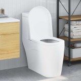 Capacul de toaletă Alb 48 x 36.5 x 4.5 cm Polipropilenă