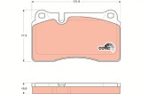 TRW GDB1670 COTEC set placute frana,frana disc