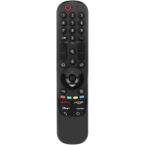 Telecomanda pentru Smart TV LG AN-MR21GA, x-remote, functie vocala, mouse, pointer, Netflix, Prime Video, Disney+, Negru