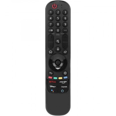 Telecomanda pentru Smart TV LG AN-MR21GA, x-remote, functie vocala, mouse, pointer, Netflix, Prime Video, Disney+, Negru foto