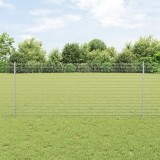 vidaXL Set Gard Plasă de Găină Set de 2 Oțel galvanizat 10 x 1 m Durabil