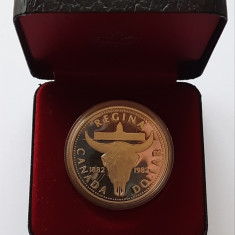 Moneda comemorativa - 1 Dollar "Regina Centennial" Canada 1982 - G 4078