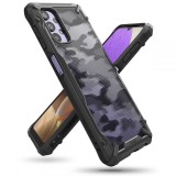 Husa Plastic - TPU Ringke Fusion X pentru Samsung Galaxy A32 5G A326, Camo, Neagra XDSG0058