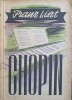 Chopin &amp; Franz Liszt - Carte Muzica, Editura Muzicala 1958, Limba Romana, Stare Acceptabila, Coperta Necartonata