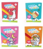 Carticica de Colorat 128 Pagini Mega Colorat 4 Tipuri