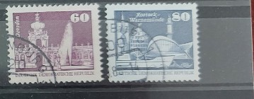 TS21 - Timbre serie DDR 1981 Mi 2649-50 foto