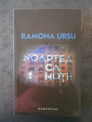 RAMONA URSU - NOAPTEA CA HOTII (2017) foto