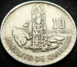 Moneda exotica 10 CENTAVOS - GUATEMALA, anul 1975 * cod 2169