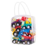 Masinute 6 buc de jucarie, 5 x 1,5 cm, multicolore