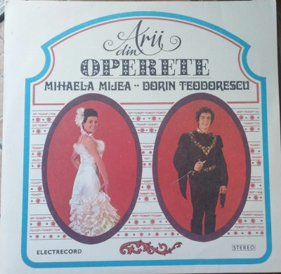 AMS - ARII DIN OPERETE MIHAELA MIJEA &amp;amp; DORIN TEODORESCU (DISC VINIL, LP) foto