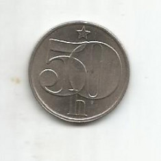 No(2) moneda-Cehoslovacia -50 haleru 1978