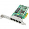 Placa de retea server Gigabit Quad Port DELL Broadcom 571 Full height DP/N KH08P