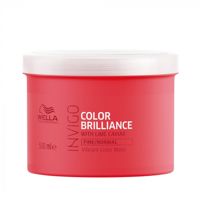 Masca pentru par vopsit, Wella Professionals, Invigo Color Brilliance Fine Normal, 500ml