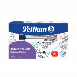 Marker Whiteboard 741 Albastru, Pelikan