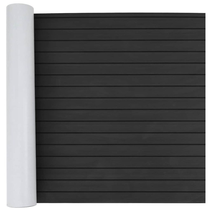 vidaXL Pardoseală pentru bărci Gri &icirc;nchis, negru 240 x 90 cm Spumă EVA