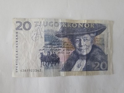 Suedia 20 Kronor 1992 foto