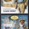 Djibouti 2016 - Picturi - Claude Monet, Set complet de 4 Colite, 4 poze, MNH