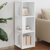 vidaXL Dulap de colț alb 33x33x100cm PAL - Dulap Living, Depozitare cărți, CD-uri, decorațiuni