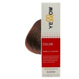 Cumpara ieftin Vopsea de par Yellow 6.45 Mahon inchis cupru blond