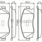 Set placute frana,frana disc OPEL COMBO Combi (2001 - 2016) BOSCH 0 986 424 527