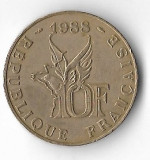 Cumpara ieftin Moneda 10 francs 1988 - Franta, Roland Garros