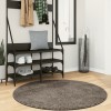 Covor ISTAN, cu fire &icirc;nalte, aspect lucios, gri, &Oslash; 120 cm
