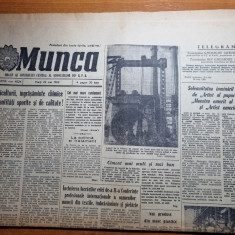 ziarul munca 22 mai 1962-art. timisoara,orasul bacau,oina,fotbal dinamo bacau